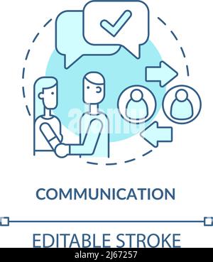 Use positive self talk blue concept icon Stock Vector Image & Art - Alamy