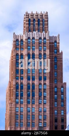 exterior of Guardian Building landmark skyscraper 500 Griswold Street