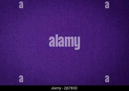 Purple violet color felt textile fabric texture background Stock Photo