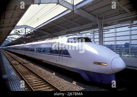 Bullet train Tokyo Japan Stock Photo