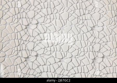 White seamless texture. Wavy background. 3D interior pattern. white abstract background. Stock Photo