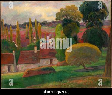 A Farm in Brittany, Paul Gauguin, circa 1894, Metropolitan Museum