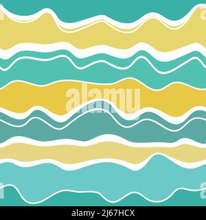 Abstract background with colorful geometric shapes. Rainbow seamless pattern. Gradient waves, lines, dynamical forms. Design for poster, fabric Stock Vector