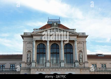 Zagreb Railway Station Stock Photo