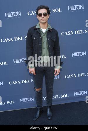 California, USA. 28th Apr, 2022. Rob Raco arriving to Goddess group art show hosted by Casa Del Sol and the Hilton Family in Bel Air, CA on April 28, 2022 © OConnor / AFF-USA.com Credit: AFF/Alamy Live News Stock Photo