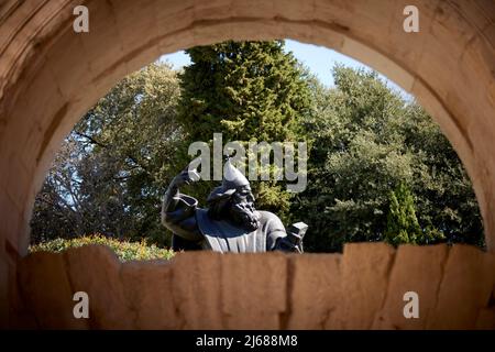 The city of Split in Croatia in the region of Dalmatia, Ivan Meštrović, one of Croatia’s greatest sculptors Stock Photo