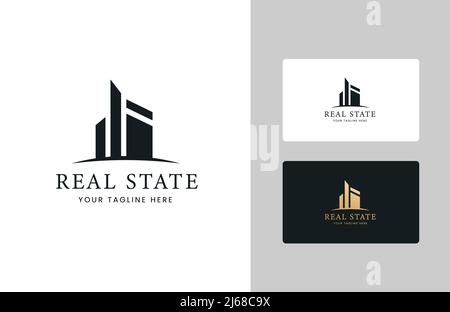 Building Real estate logo vector template, House Logo, Building vector logo, Realestate  logo Stock Vector