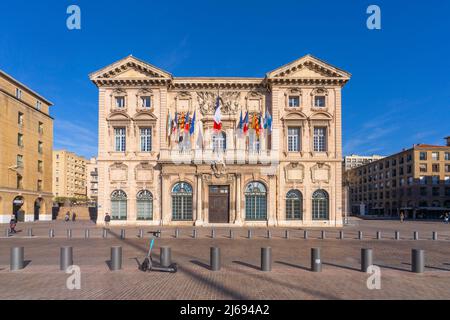 Old Port, Marseille, Provence-Alpes-Cote d'Azur, France, Mediterranean, Europe Stock Photo