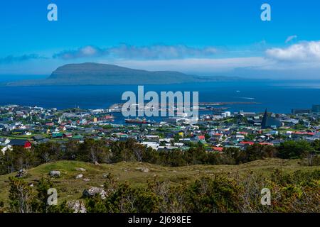 Thorshavn, Streymoy Island, Faroe Islands, Denmark Stock Photo