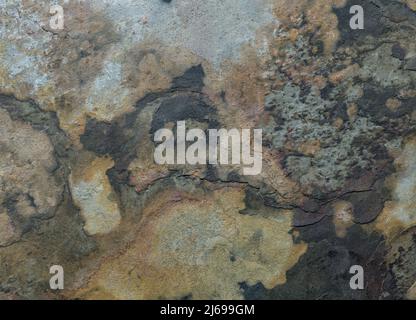 Rough stone surface with various shades Stock Photo