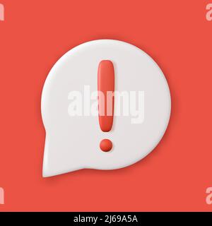 Red notification reminder icon Stock Vector