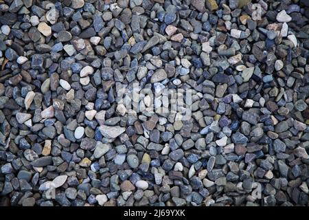 Black and white stones texture Stock Photo