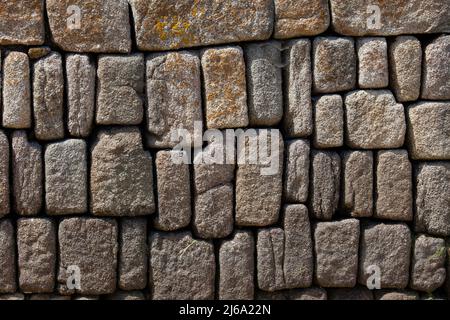 close up of stone brick pattern background Stock Photo