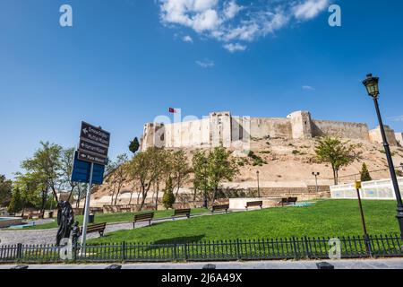 Gaziantep Castle, Gaziantep Kalesi In The Old Town Of Gaziantep, Turkey ...