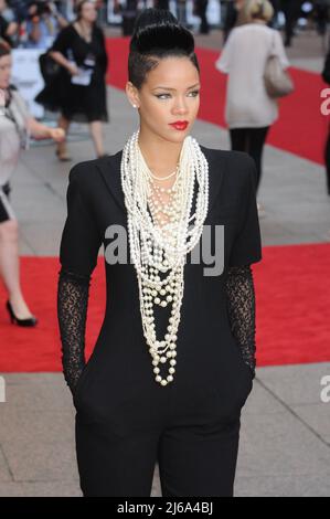 Rihanna, UK Premiere of 'Inglourious Basterds', Leicester Square, London, UK Stock Photo