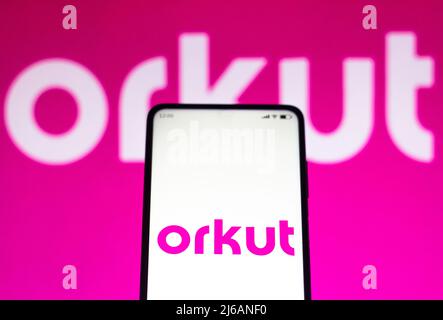 in this photo illustration the orkut logo seen displayed on a smartphone 2j6anf0