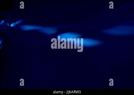 Blue light flare prism rainbow flares overlay effect on black ...