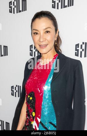 California, USA. 29th Apr, 2022. Michelle Yeoh attends the SFFilm Festival 'A Tribute to Michelle Yeoh' in San Francisco, California, United States on April 29, 2022. (Photo by Yichuan Cao/Sipa USA) Credit: Sipa USA/Alamy Live News Stock Photo