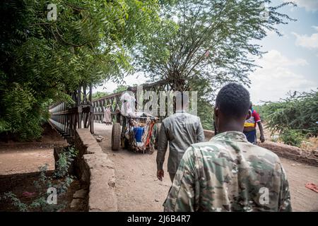 April 12, 2022, Dollow, Jubaland, Somalia: A Soldier Stands In Front Of ...