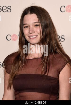 Rain Spencer walking on the red carpet at the Cote de Roses’ Campaign