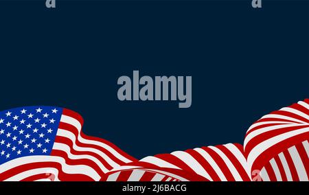 American Flag Design Stock Vector