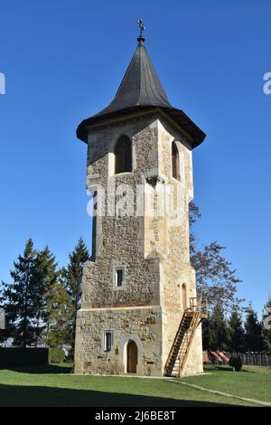 Botosani, a historic town in Moldova, Northern Romania: the monastery Popauti (Popăuți) Stock Photo