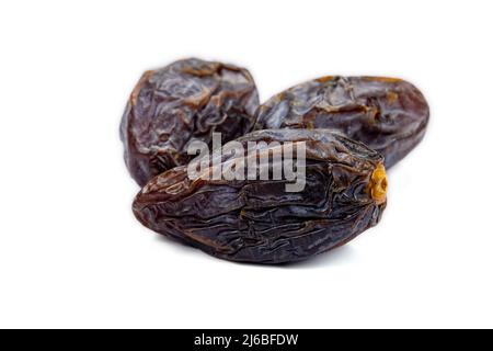 prunes isolated on a white background Stock Photo