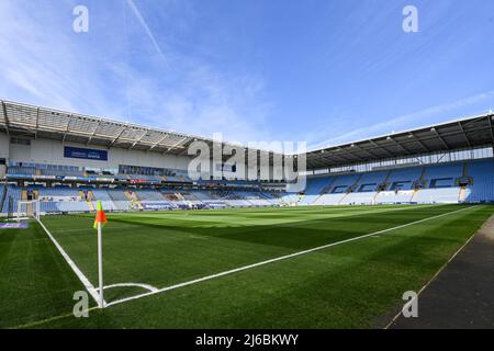 A general view of The Coventry Building Society Arena, the home of Coventry City prior to their Sky Bet Championship game against Huddersfield Town Stock Photo