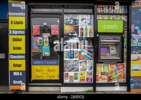 Corner shop open 7 days  in Wakefileld , England Stock Photo