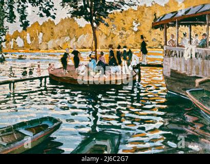 Reproduction D'art 'Les Baigneurs à La Grenouillère' De Claude Monet (1896) - Impression Giclée Sur Toile/papier - Paysage