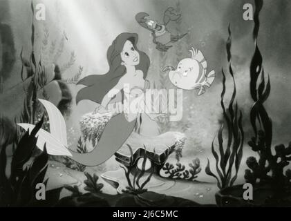 Ariel in the animation movie The Little Mermaid, USA 1989