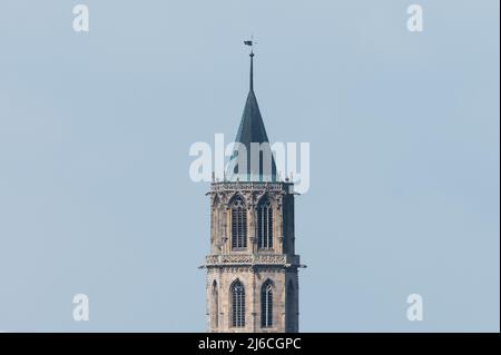 30 April 2022, Baden-Wuerttemberg, Rottweil: The chapel church in the morning light. Photo: Silas Stein/ Stock Photo