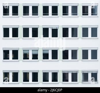 30 April 2022, Baden-Wuerttemberg, Rottweil: The windows of an office building in Rottweil. Photo: Silas Stein/ Stock Photo