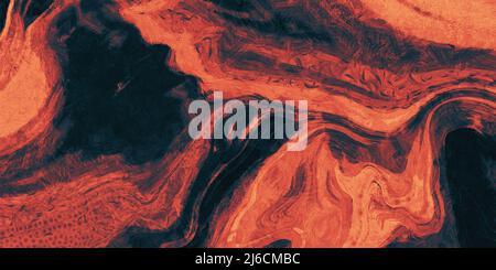 Red and blue patterns on canvas, abstract background Stock Photo