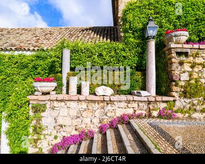 Gardens of the Alcazar de los Reyes Cristianos - Cordoba, Spain Stock Photo