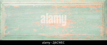 Provence style aged painted wooden plank Stock Photo