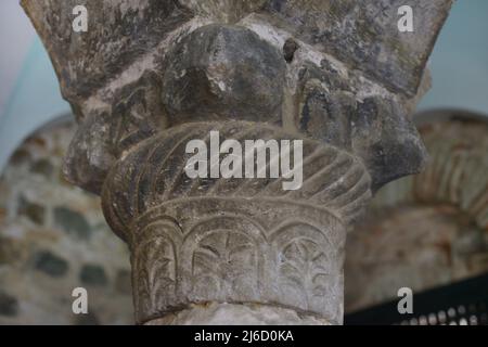 Visigothic capital. Cristo de la Luz Shrine, a former mosque, built at the end of the 10th century and converted into a Christian church in the 12th century. Toledo, Castile-La Mancha, Spain. Stock Photo