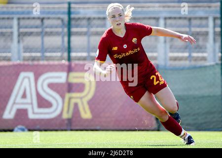 Sophie Roman Haug of AS Roma during the Women italian cup semi final football match between AS Roma and Empoli ladies at stadio delle tre fontane, Roma, April, 30th 2022. Photo Andrea Staccioli / Insidefoto Stock Photo