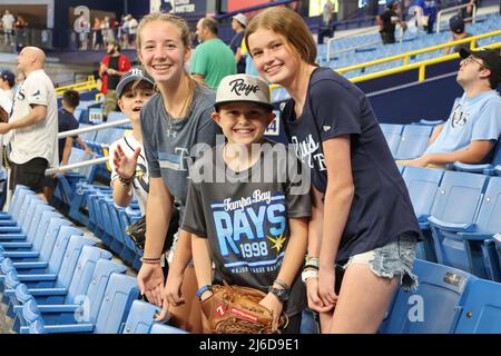 St. Petersburg, FL. USA; Tampa Bay Rays fans celebrating Pride