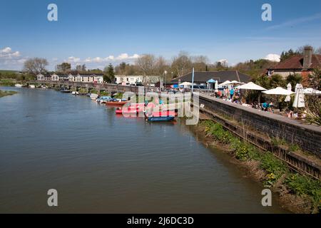 River Arun at Amberley, West Sussex, England Stock Photo