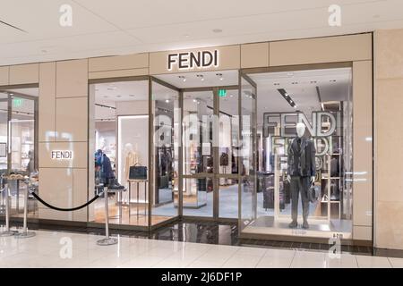 A Fendi store at a shopping mall in New York City USA Stock Photo Alamy