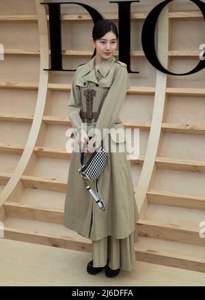 South Korean actress and Singer Suzy (Bae Suzy), Former member of K-Pop girl group Miss A, attends a photo call for the Dior's Fall 2022 collection in Seoul, South Korea on April 30, 2022.  (Photo by Lee Young-ho/Sipa USA) Stock Photo