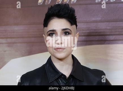 Melissa Navia arrives on the red carpet at the New York premiere of 'Star Trek: Strange New Worlds' at AMC Lincoln Square Theater on Saturday, April 30, 2022 in New York City.       Photo by John Angelillo/UPI Stock Photo