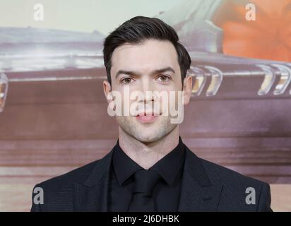 Ethan Peck arrives on the red carpet at the New York premiere of "Star Trek: Strange New Worlds" at AMC Lincoln Square Theater on Saturday, April 30, 2022 in New York City.       Photo by John Angelillo/UPI Stock Photo