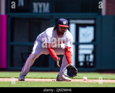 Josh Bell first base play getting better