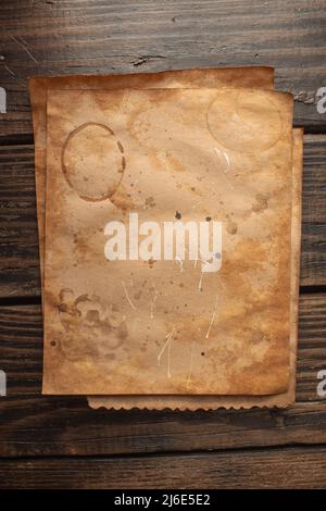 vintage style paper used as background Stock Photo