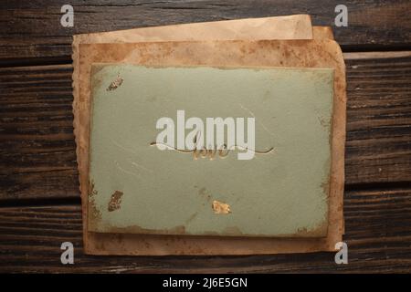 vintage style paper used as background Stock Photo