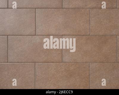 brown ceramic floor tiles useful as a background Stock Photo