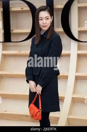 South Korean actress Han Ye-ri, attends a photo call for the Dior's Fall 2022 collection in Seoul, South Korea on April 30, 2022. (Photo b Lee Young-ho/Sipa USA) Stock Photo