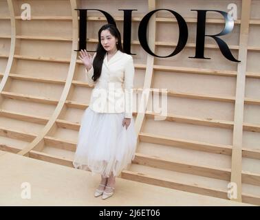 South Korean actress Kim Min-ha, attends a photo call for the Dior's Fall 2022 collection in Seoul, South Korea on April 30, 2022. (Photo b Lee Young-ho/Sipa USA) Stock Photo